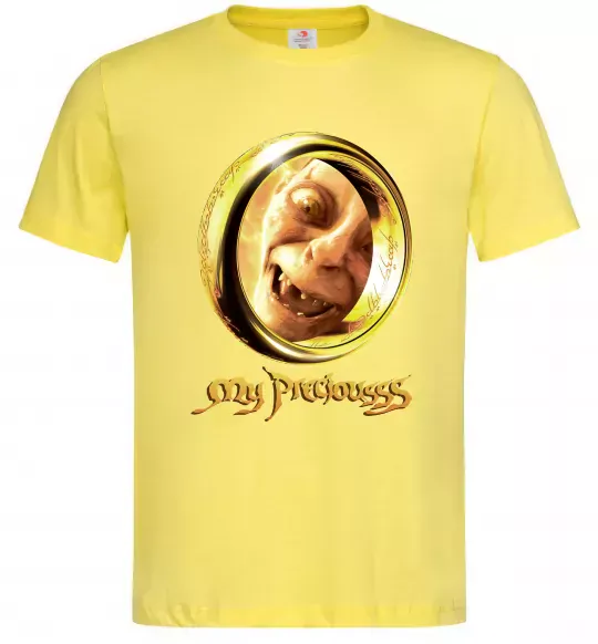 Чоловіча футболка My Preciousss Лимонний фото