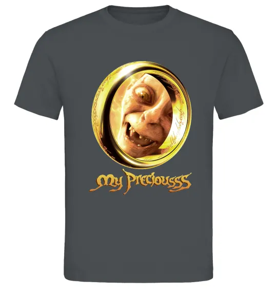 Чоловіча футболка My Preciousss Графіт фото
