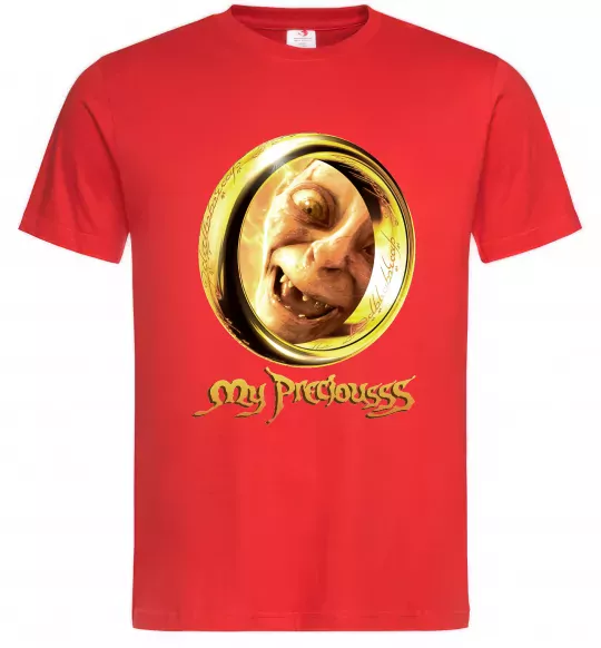 Чоловіча футболка My Preciousss Червоний фото