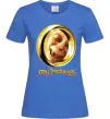 Жіноча футболка My Preciousss Яскраво-синій фото