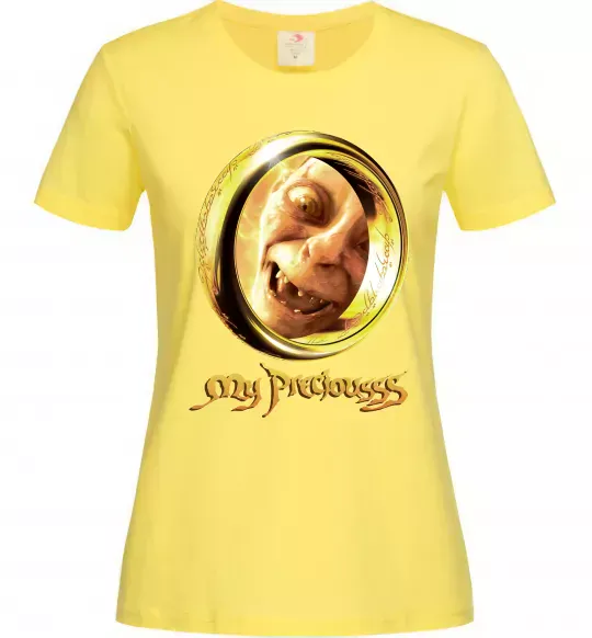 Жіноча футболка My Preciousss Лимонний фото