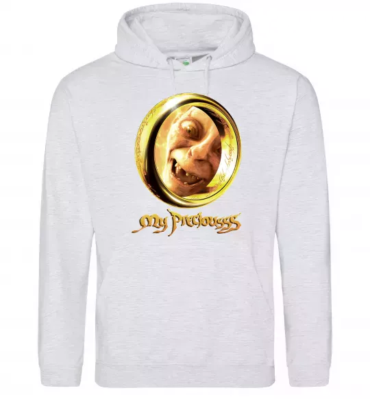 Жіноча толстовка (худі) My Preciousss Сірий меланж фото