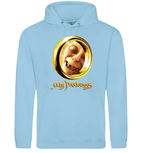 Женская толстовка (худи) My Preciousss Голубой фото