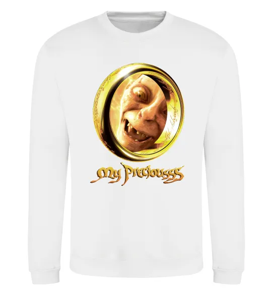 Світшот My Preciousss Білий фото