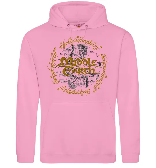 Женская толстовка (худи) Middle Earth Розовый фото