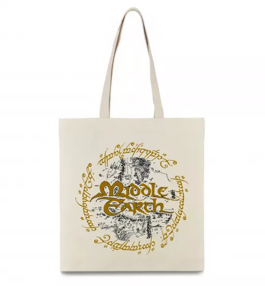 Эко-сумка Middle Earth Бежевый фото