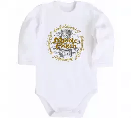 Дитячий бодік Middle Earth Білий фото