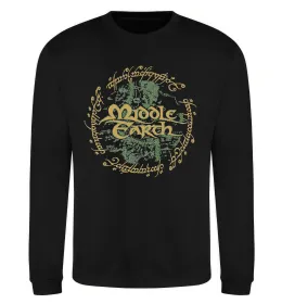 Свитшот Middle Earth Черный фото