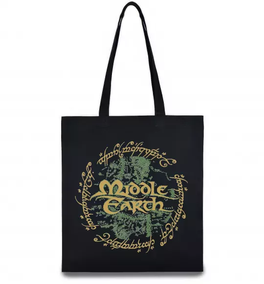 Эко-сумка Middle Earth Черный фото