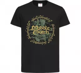 Детская футболка Middle Earth Черный фото