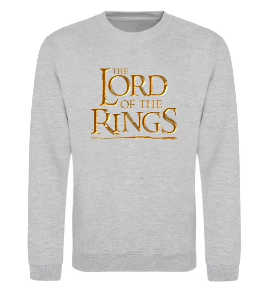 Свитшот The Lord of the Rings Серый меланж фото