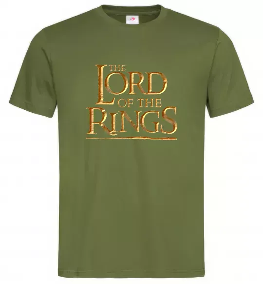 Мужская футболка The Lord of the Rings Оливковый фото