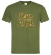 Мужская футболка The Lord of the Rings Оливковый фото