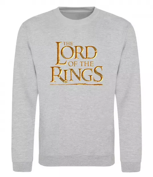 Свитшот The Lord of the Rings Серый меланж фото