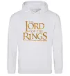Мужская толстовка (худи) The Lord of the Rings Серый меланж фото