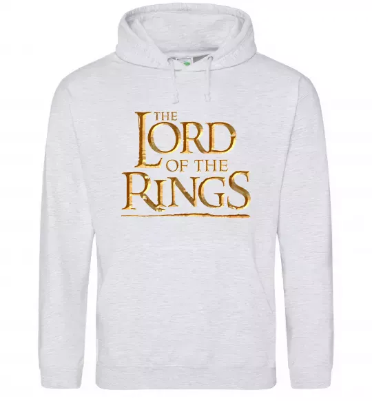 Женская толстовка (худи) The Lord of the Rings Серый меланж фото