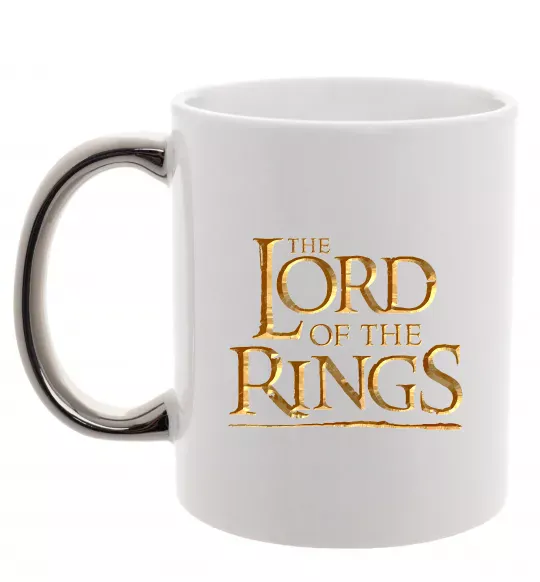 Чашка с цветной ручкой The Lord of the Rings Серебро фото