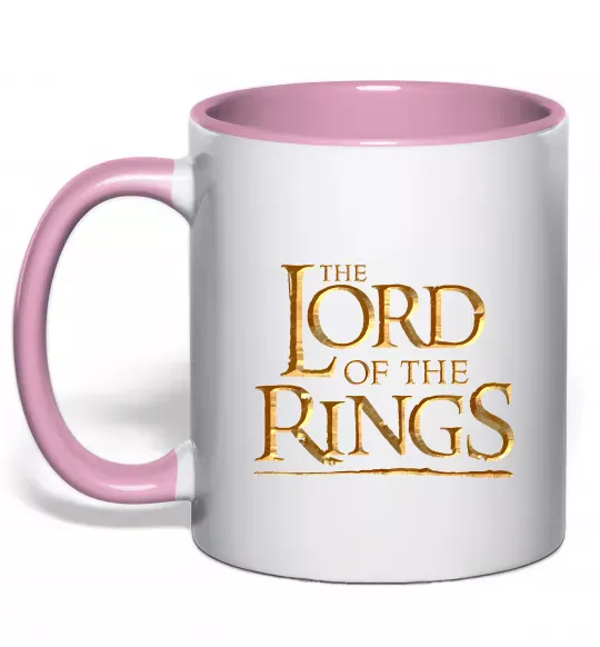 Чашка с цветной ручкой The Lord of the Rings Нежно розовый фото