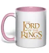 Чашка с цветной ручкой The Lord of the Rings Нежно розовый фото