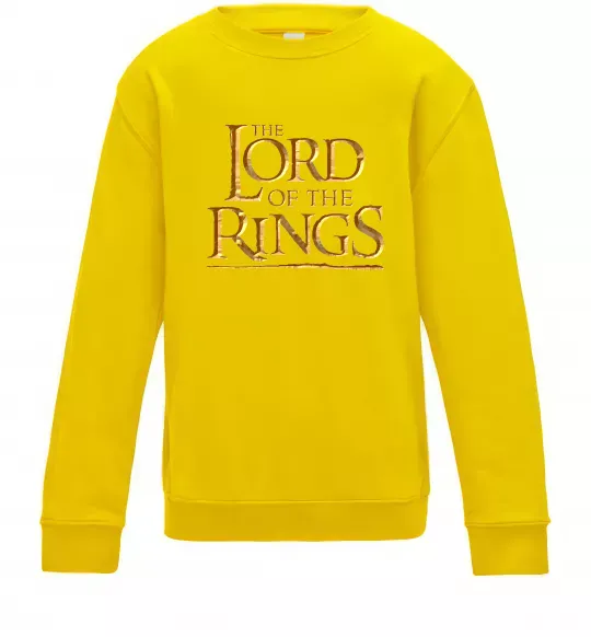 Дитячий світшот The Lord of the Rings Сонячно жовтий фото