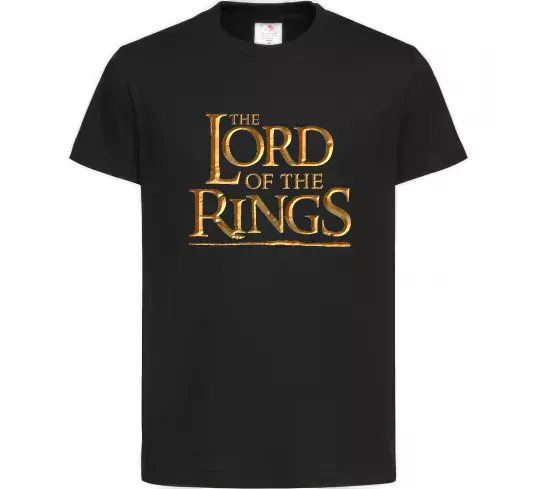 Детская футболка The Lord of the Rings Черный фото