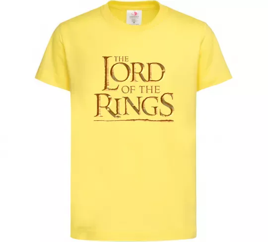 Детская футболка The Lord of the Rings Лимонный фото