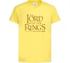 Детская футболка The Lord of the Rings Лимонный фото