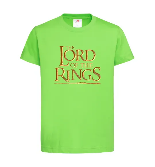 Дитяча футболка The Lord of the Rings Лаймовий фото
