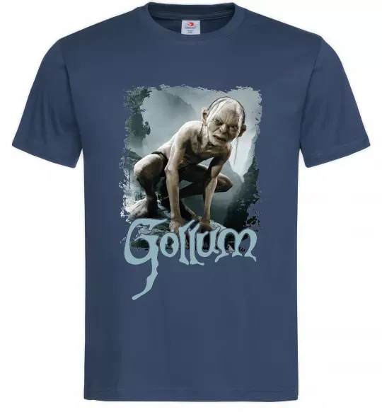 Чоловіча футболка Gollum Темно-синій фото
