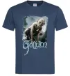 Чоловіча футболка Gollum Темно-синій фото