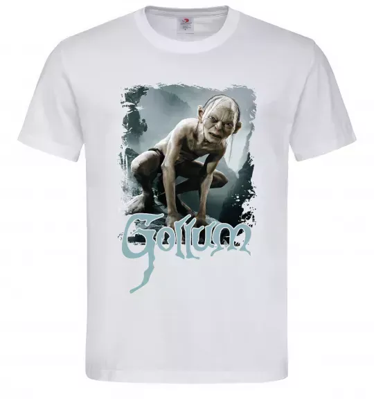 Чоловіча футболка Gollum Білий фото