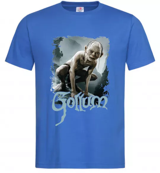 Чоловіча футболка Gollum Яскраво-синій фото