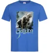 Чоловіча футболка Gollum Яскраво-синій фото