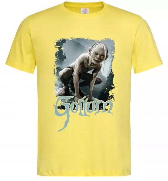 Чоловіча футболка Gollum Лимонний фото