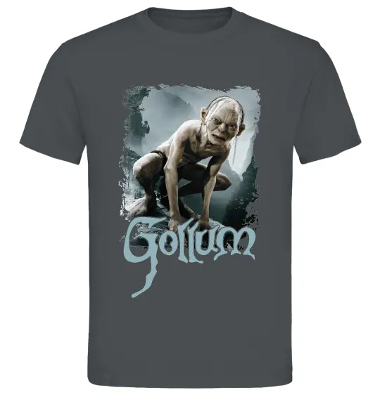 Чоловіча футболка Gollum Графіт фото