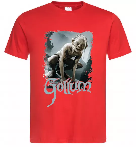 Чоловіча футболка Gollum Червоний фото