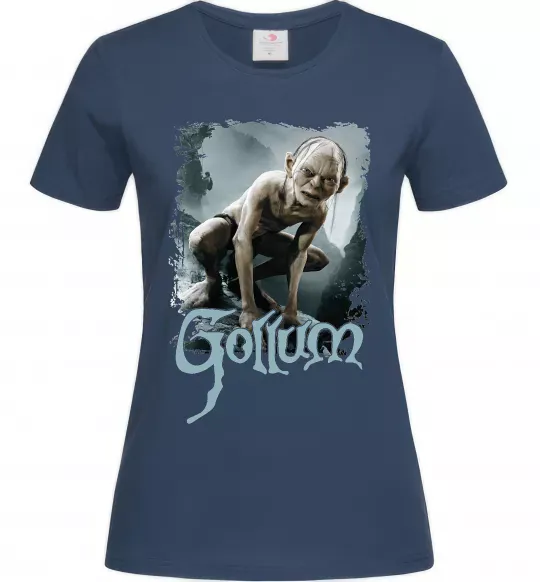 Жіноча футболка Gollum Темно-синій фото