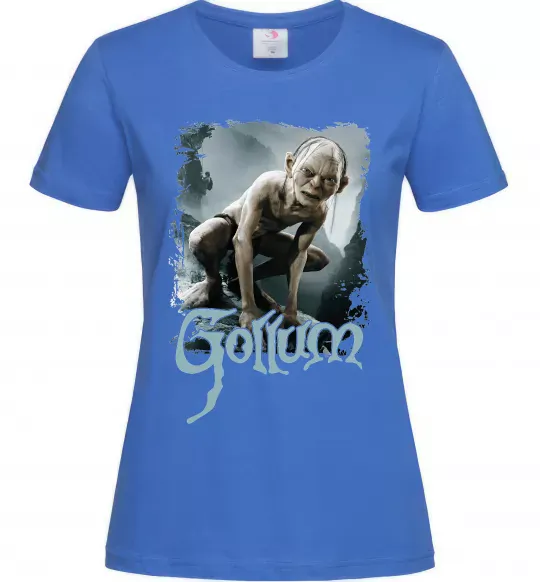 Жіноча футболка Gollum Яскраво-синій фото
