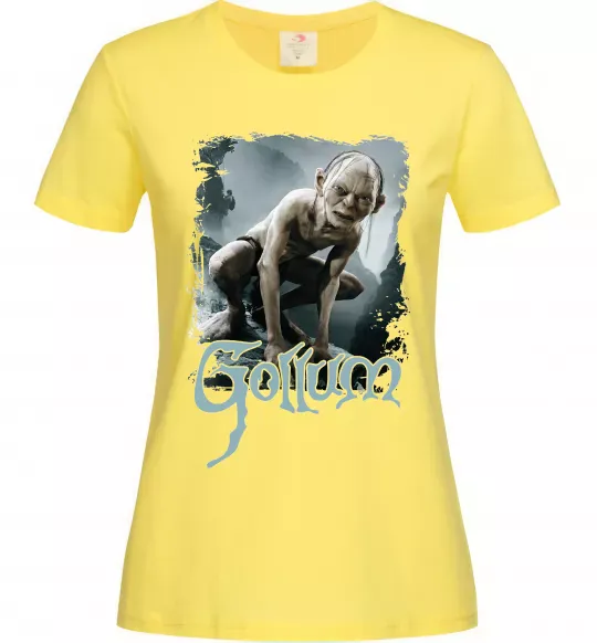 Жіноча футболка Gollum Лимонний фото