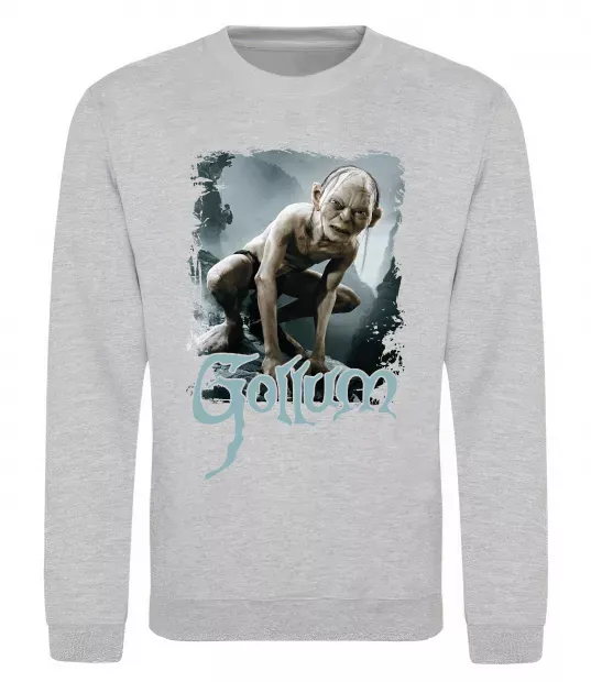 Свитшот Gollum Серый меланж фото