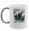 Чашка с цветной ручкой Gollum Серебро фото
