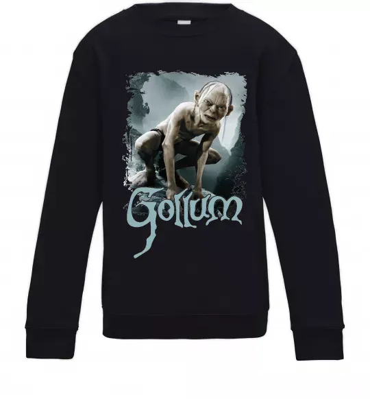 Детский Свитшот Gollum Черный фото