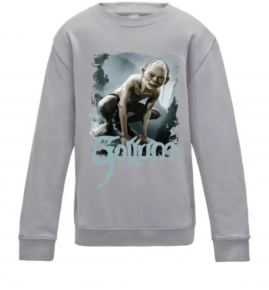 Детский Свитшот Gollum Серый меланж фото