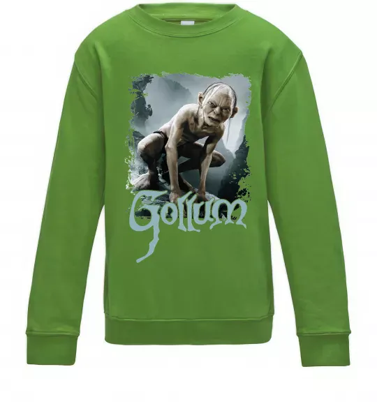 Детский Свитшот Gollum Лаймовый фото
