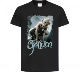 Детская футболка Gollum Черный фото