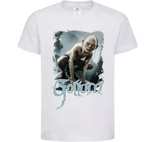 Дитяча футболка Gollum Білий фото
