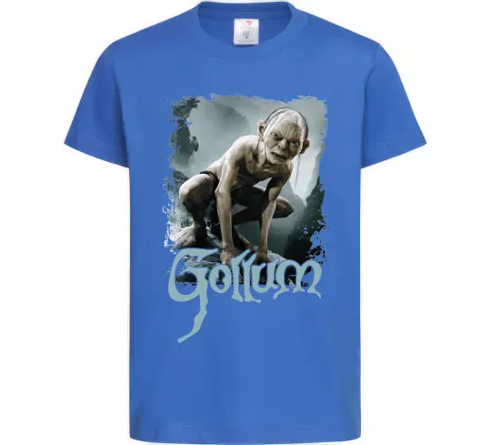 Дитяча футболка Gollum Яскраво-синій фото