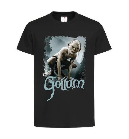 Детская футболка Gollum Черный фото