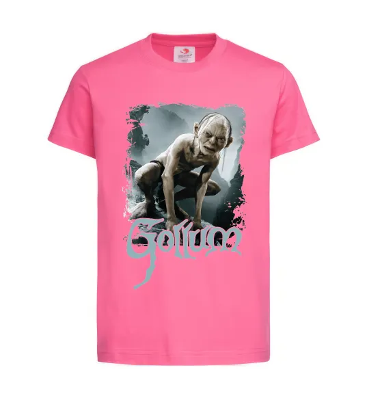 Детская футболка Gollum Ярко-розовый фото