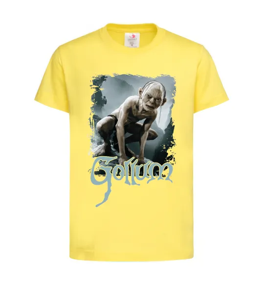 Детская футболка Gollum Лимонный фото